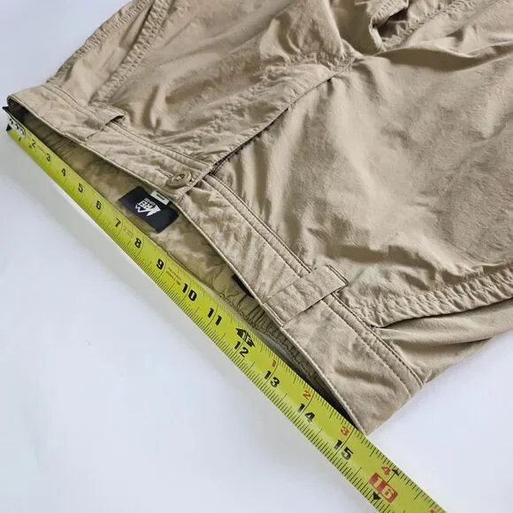 REI Coop Pants Hiking Men 34x30 Brown Outdoors Camping Roll Tab Snap Leg Relaxed - Picture 7 of 13